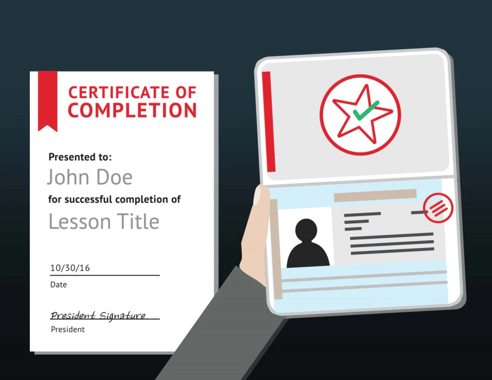 screenshot of Roundtable Online Learning LMS